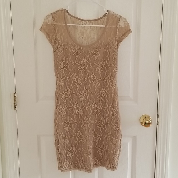 Guess Lace Fitted Dress - Picture 1 of 5